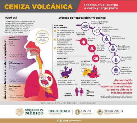 ¿Qué pasa si consumimos alimentos con ceniza volcánica? 