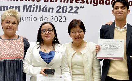 Docente y estudiante de la BUAP reciben la medalla "María del Carmen Millán"