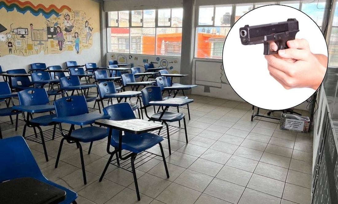 Cobaep informó sobre el incidente de un alumno armado en San Martín Texmelucan / Foto: Facebook Cobaep / Freepik