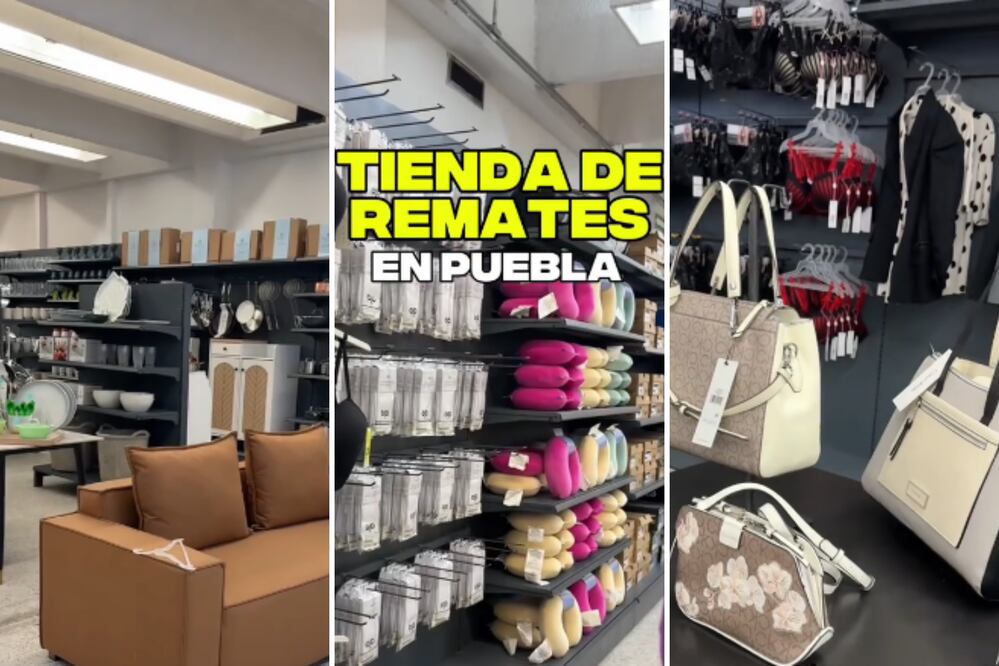 La tienda de remates del centro de Puebla es viral en redes | Foto: Captura de TikTok