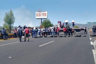 ¿Quién está detrás de los bloqueos en la autopista México-Puebla?