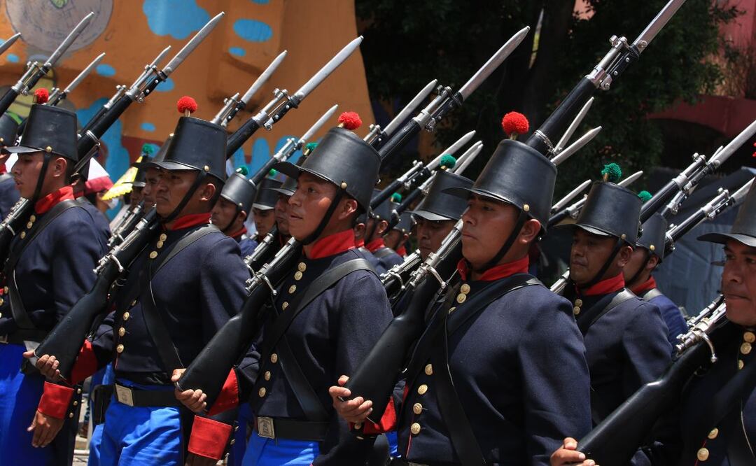 En Puebla se vive una gran fiesta por la conmemoración del aniversario de la Batalla del 5 de Mayo. | Foto: Agencia Es Imagen para El Universal Puebla