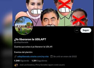 ¿Ya liberaron la UDLAP? Esta cuenta en Twitter te avisa