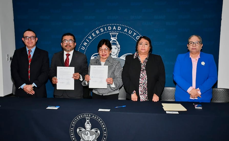 Firman convenio BUAP y la Secretaría Anticorrupción y Buen Gobierno del Estado de Puebla