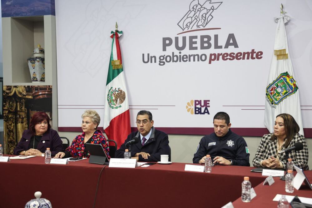 Sergio Salomón habló de las elecciones en rueda de prensa | Foto: EsImagen