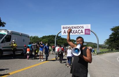 Continúa el paso de la Caravana migrante