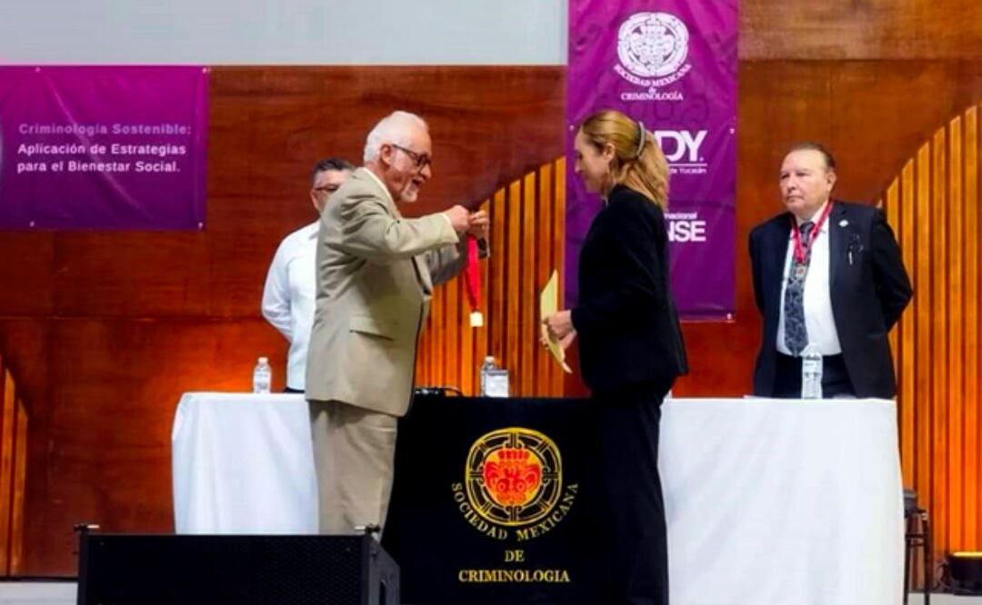El reconocimiento fue otorgado por parte de la Sociedad Mexicana de Criminología | Foto: BUAP