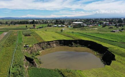 ¿OVNI en el socavón de Zacatepec?, aquí toda la evidencia
