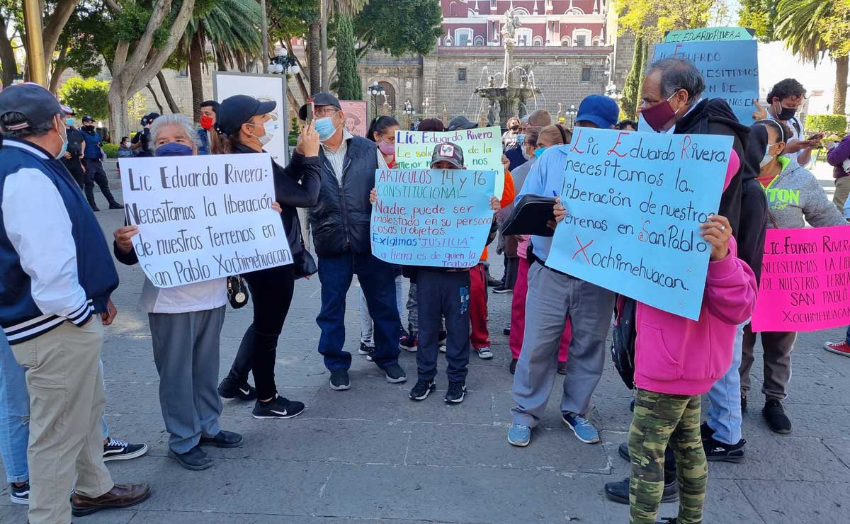 Afectados de Xochimehuacán quieren sus terrenos de vuelta