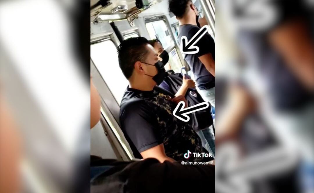En TikTok se viralizó una denuncia ciudadana sobre presuntos ladrones de celulares en la RUTA Puebla | Foto: TikTok almunowemi6