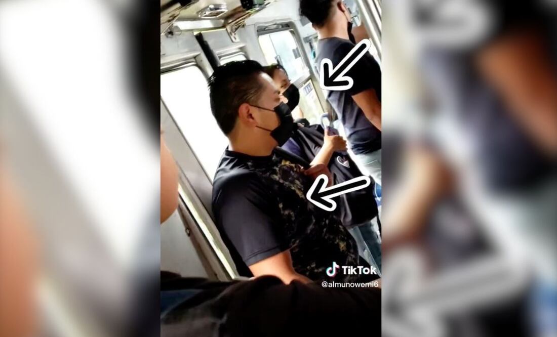 En TikTok se viralizó una denuncia ciudadana sobre presuntos ladrones de celulares en la RUTA Puebla | Foto: TikTok almunowemi6