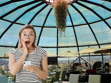 ¿Un restaurante elevado con un mirador de cristal? Sí existe y está en la ciudad de Puebla