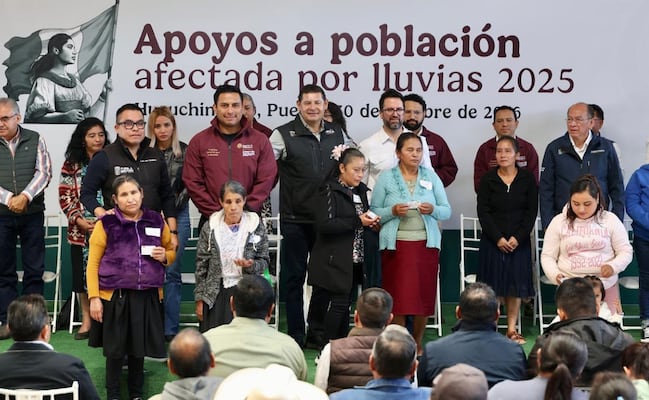 Gobiernos federal y estatal darán apoyo para vivienda segura a 436 familias afectadas por lluvias en Puebla