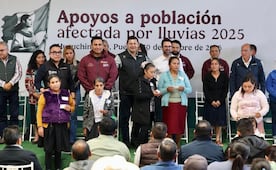Gobiernos federal y estatal darán apoyo para vivienda segura a 436 familias afectadas por lluvias en Puebla