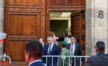 AMLO come en Palacio Nacional con Salinas, Larrea y otros empresarios