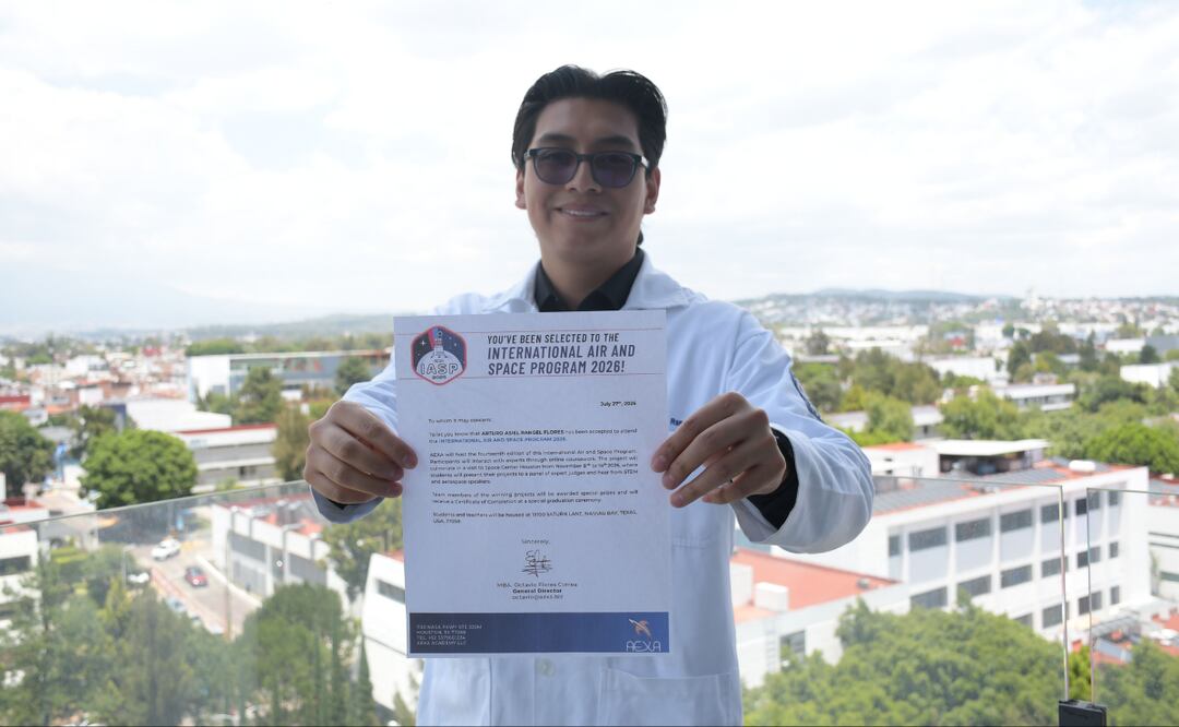 Egresado BUAP, seleccionado para participar en el International Air and Space Program 2026 | Foto: BUAP.