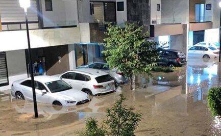 FOTOS. Se inunda con aguas puercas el Clúster Altaria en Lomas de Angelópolis