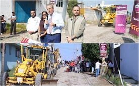 Arranca Pepe Chedraui trabajos de pavimentación en la Junta Auxiliar de San Jerónimo Caleras