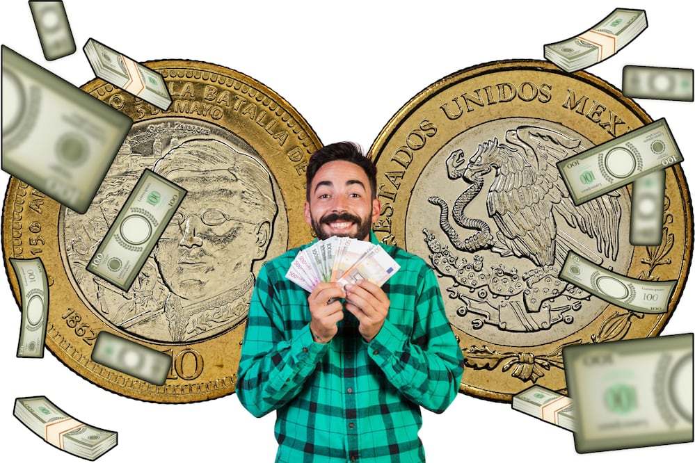 La moneda conmemorativa del aniversario de la Batalla de Puebla tiene un alto | Foto: numista.com / Freepik