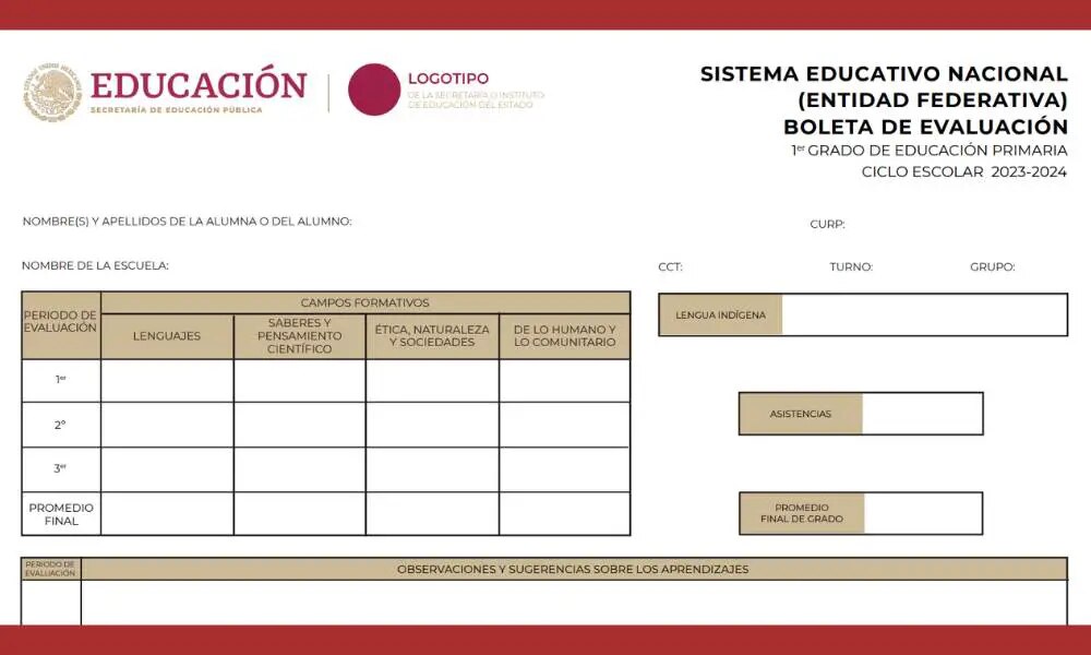 Este nuevo formato, centrado en campos formativos en lugar de materias tradicionales, tiene como objetivo proporcionar una evaluación más integral del desarrollo académico y personal de los alumnos.

Foto: Producción El Universal Puebla
