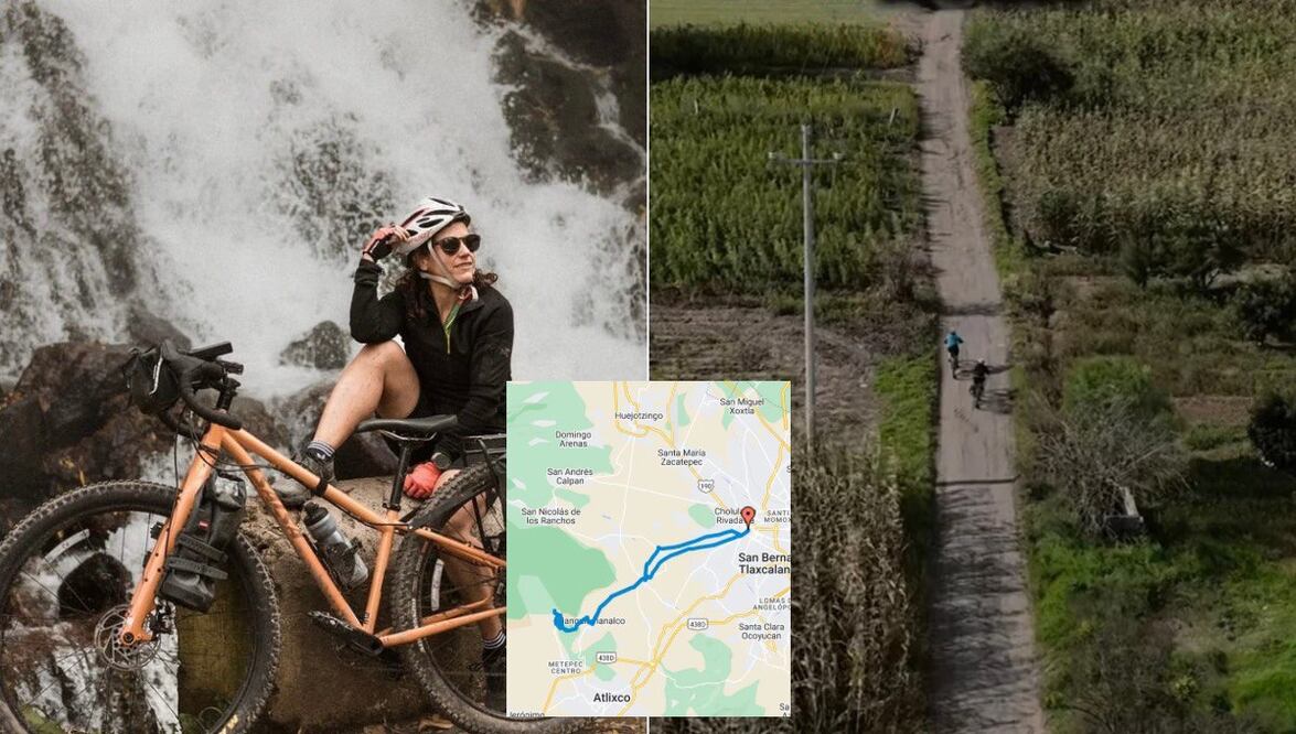 Los bikers pueden disfrutar de un recorrido lleno de naturaleza en Puebla | Foto: Especial