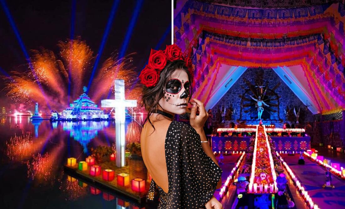 Gemini revela qué Pueblo Mágico debes visitar en Día de Muertos | Foto: FB Festival de la Luz y la Vida Chignahuapan / Freepik