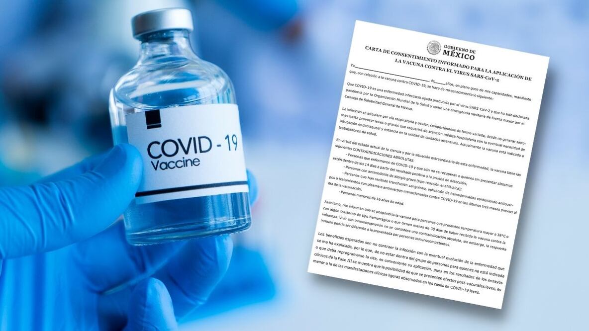 Carta consentimiento para la vacuna Covid-19 Puebla. Descarga el archivo para imprimir