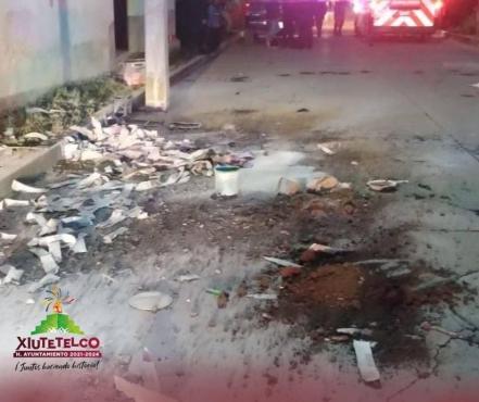 Tercera explosión en Puebla. Ahora estalló un diablito con pirotecnia en Xiutetelco