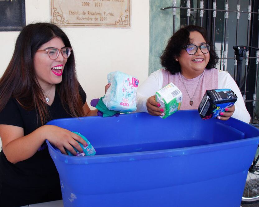 Colectivos feministas en Puebla han exigido lo que llaman una menstruación justa | Foto: Agencia Es Imagen para El Universal Puebla