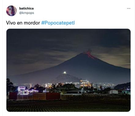 Los mejores memes sobre la explosión del Volcán Popocatépetl