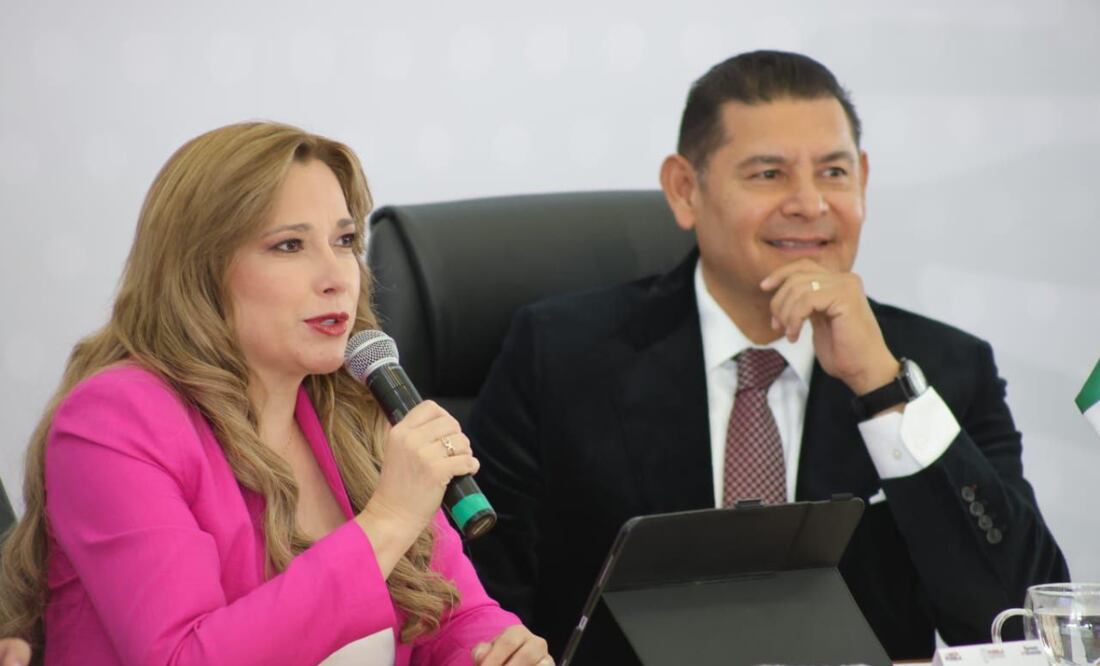 Ceci Arellano presenta el Centro Poblano de Salud Mental Integral | Foto: Gobierno de Puebla.