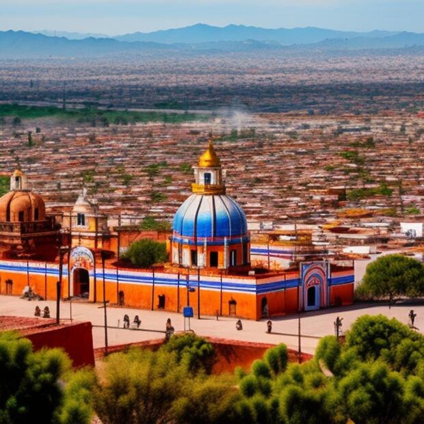 Interesante visión del futuro de la Inteligencia Artificial sobre Cholula | picsart