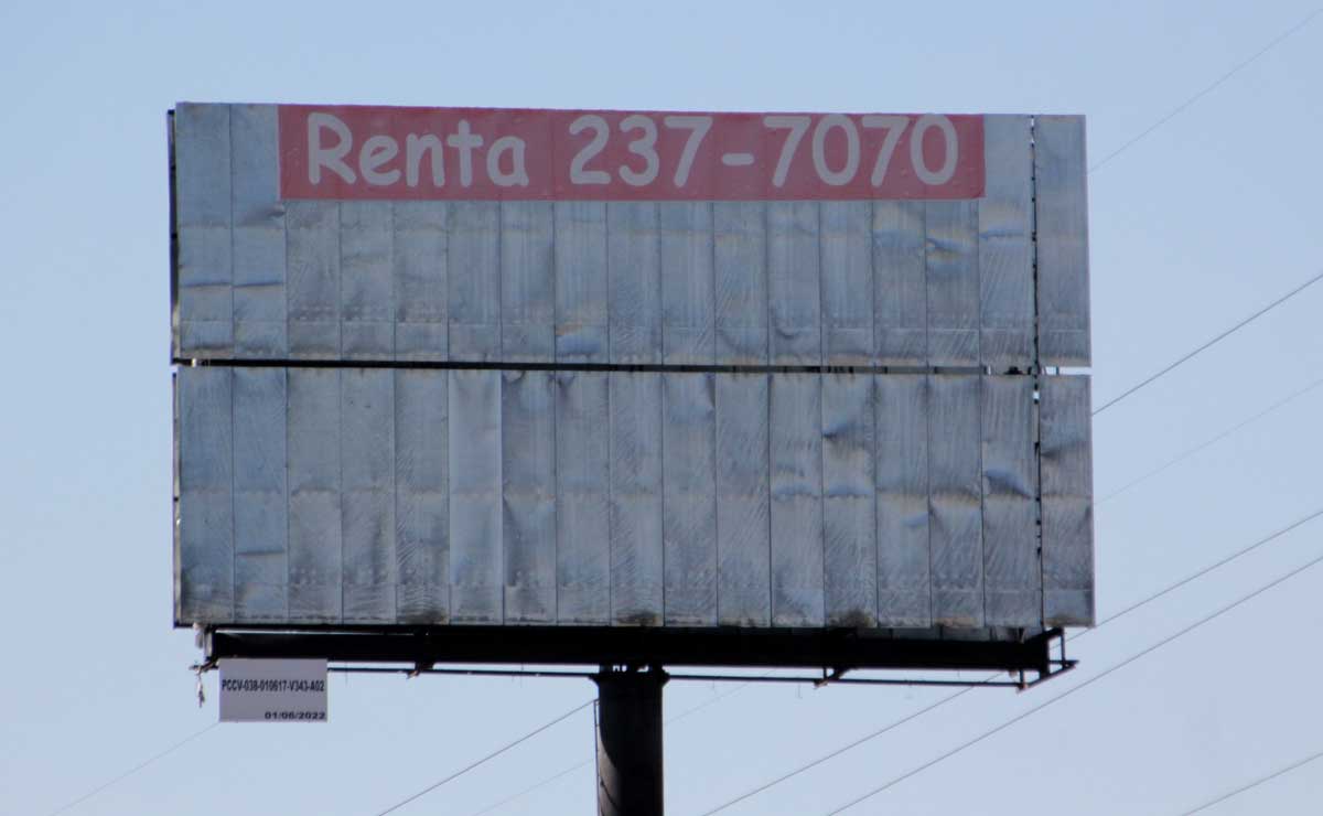 San Pedro Cholula recibe 3 mil pesos diarios por renta de espectaculares