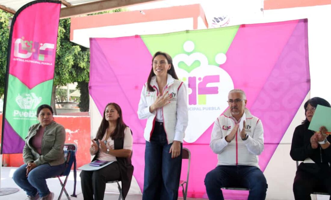Inaugura MariElise Budib desayunador en la Secundaria Técnica No. 112 para fortalecer la nutrición infantil | Foto: Ayuntamiento de Puebla.