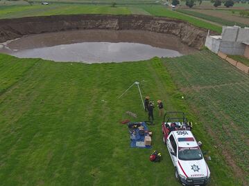 ¿Por qué se hizo un socavón en Puebla?