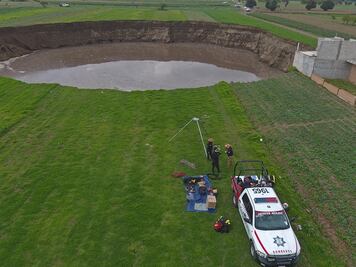 ¿Por qué se hizo un socavón en Puebla?