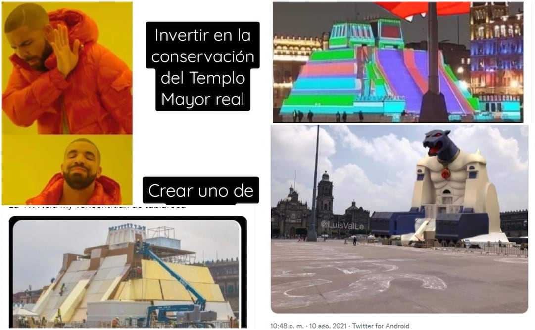 Los mejores memes de la maqueta del Templo Mayor en el Zócalo