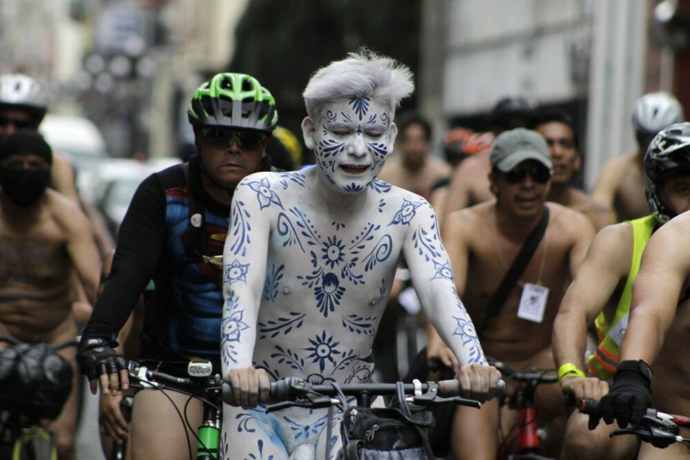 En dos semanas se llevará a cabo la 12 edición del paseo nudista en Puebla | Foto: EsImagen