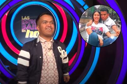 Medio Metro original será papá y ella es su novia