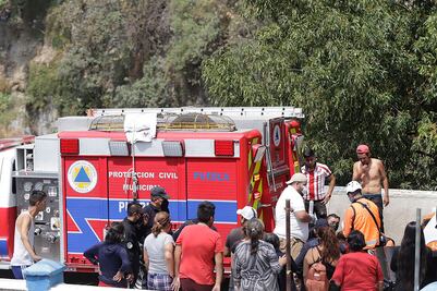 Hombre ebrio queda lesionado tras caer al río en la Ignacio Zaragoza