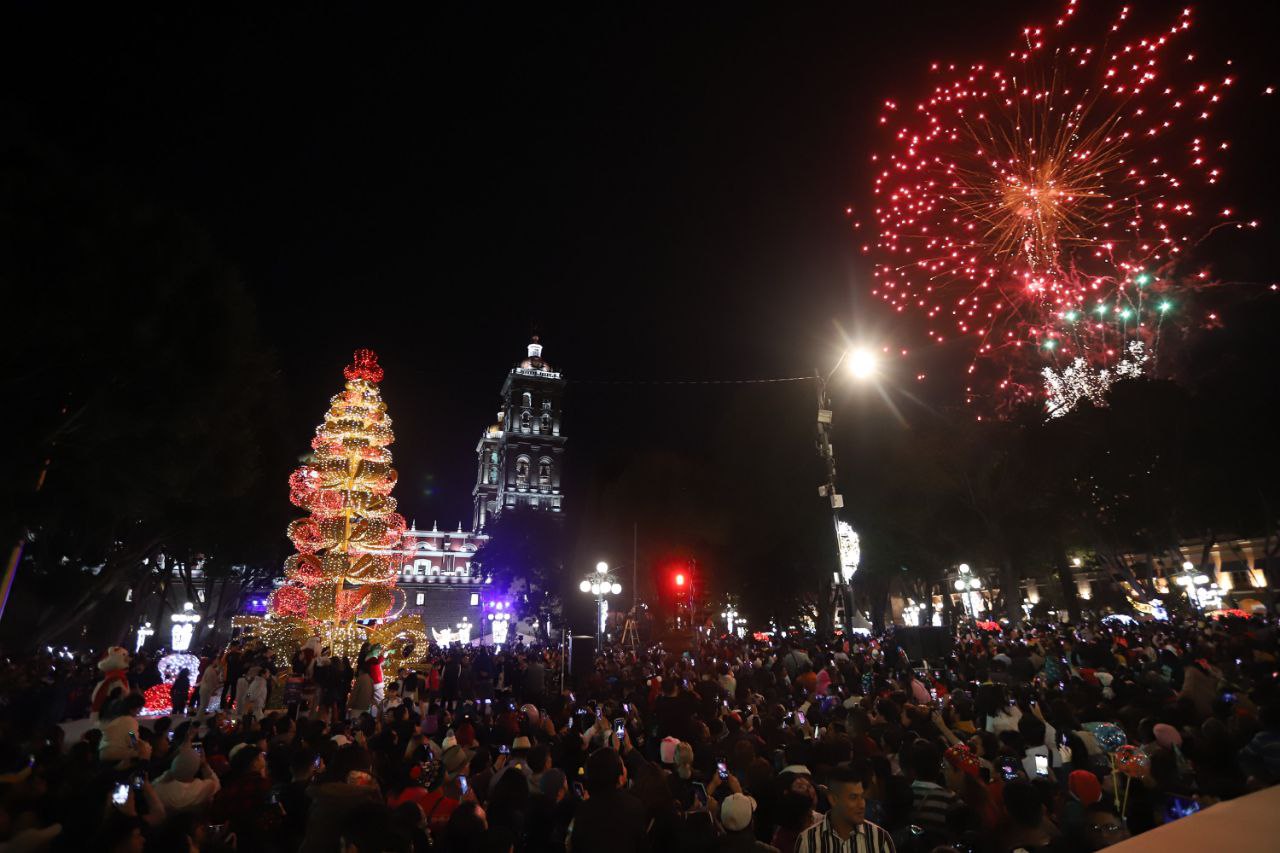 Encendido del árbol y actividades navideñas este fin de semana en Puebla