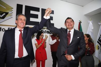 Alejandro Armenta y Pepe Chedraui se registraron de manera conjunta ante el IEE