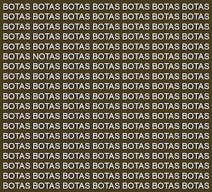 Solo una persona con con un alto IQ puede encontrar la palabra oculta en solo 10 segundos