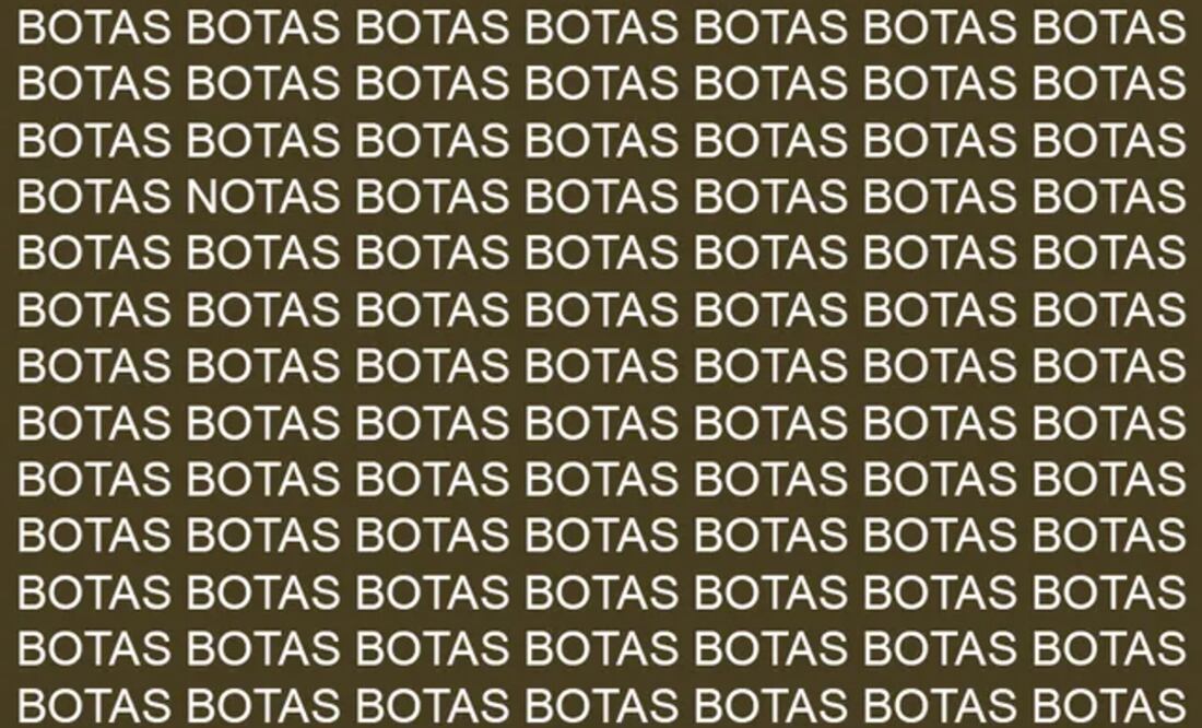 En la imagen se puede observar una serie de palabras, recuerda que debes prestar atención a los detalles y debes tener en cuenta que este tipo de pruebas no son confiables para el diagnóstico psicológico.
Foto: Producción El Universal