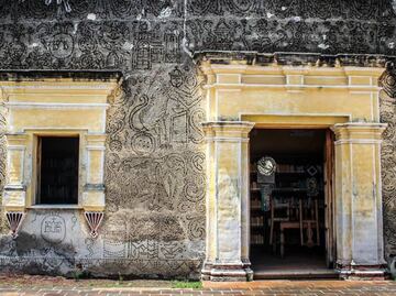 Esto esconden los muros de la guarida del diablo en Cholula