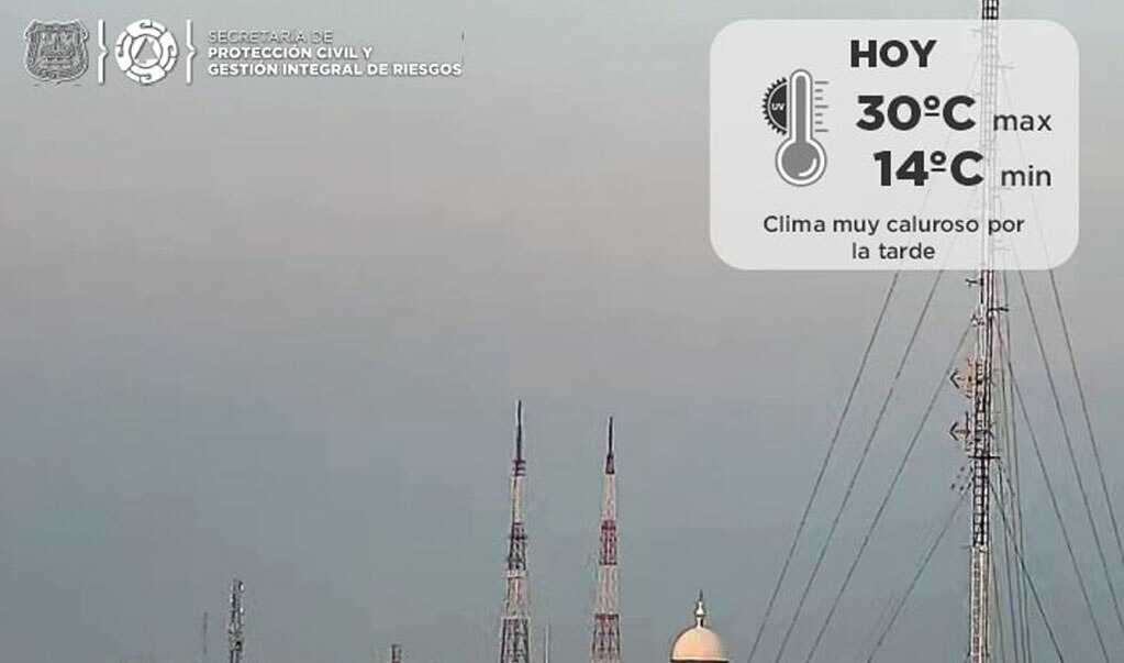 Pronóstico  de clima para Puebla,  27 de abril 2021