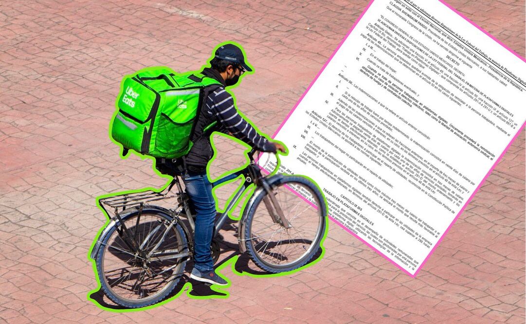 Ya entró en vigor reforma laboral de repartidores de app | Foto: Especial