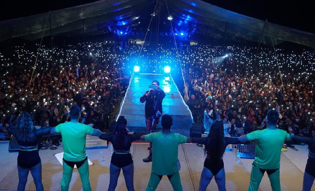 El baile se realizó en San Andrés Cholula. Foto: Raymix.