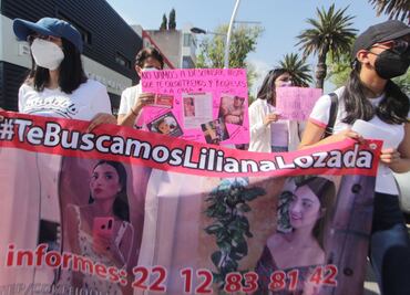 Marchan familiares pidiendo agilizar la localización de Liliana Lozada