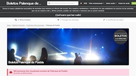 Revenden en internet entradas para el Palenque de Puebla
